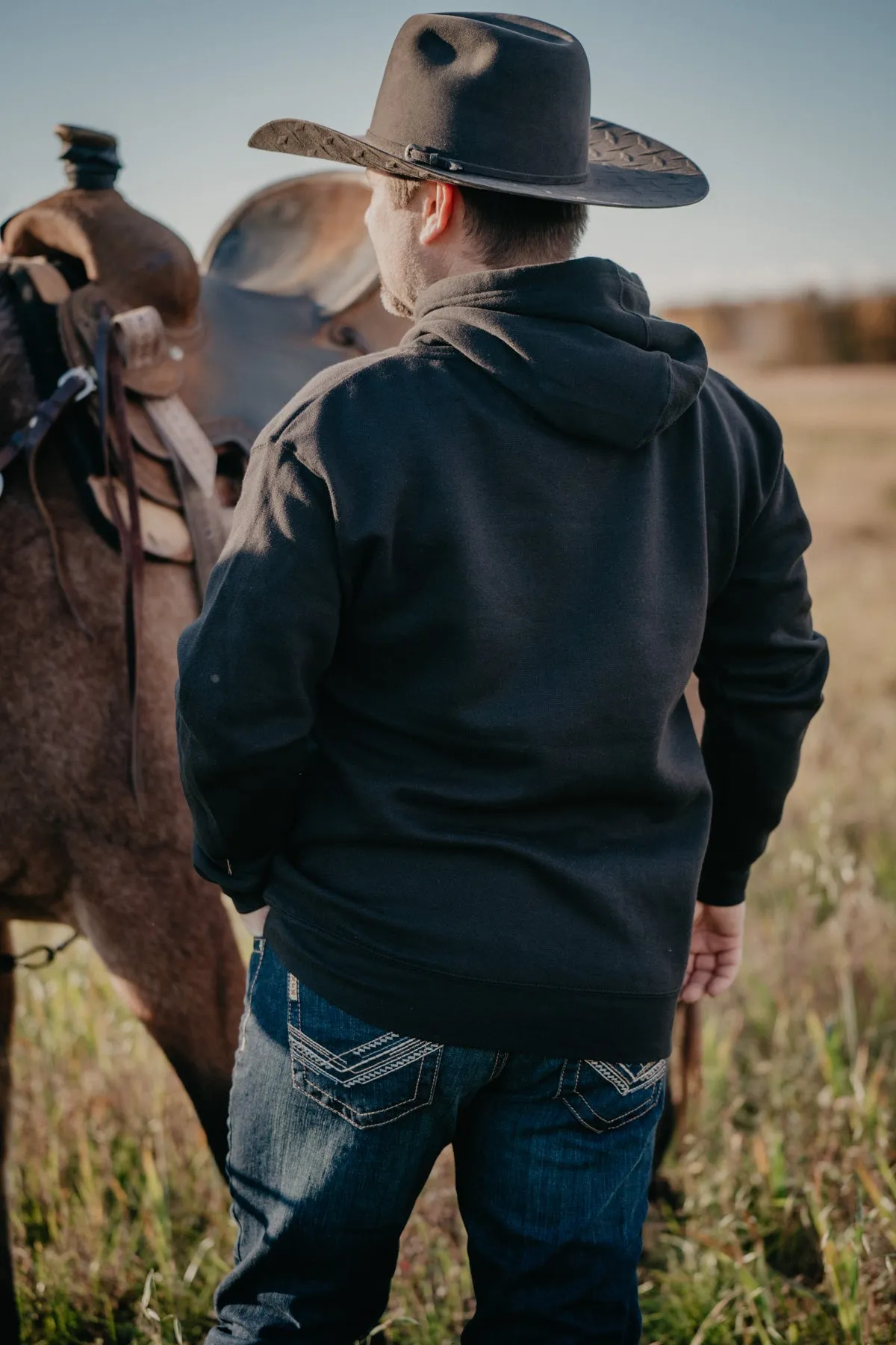 Men's 'Longhorn' Tin Haul Western Supply Hoodie (S - XXL)