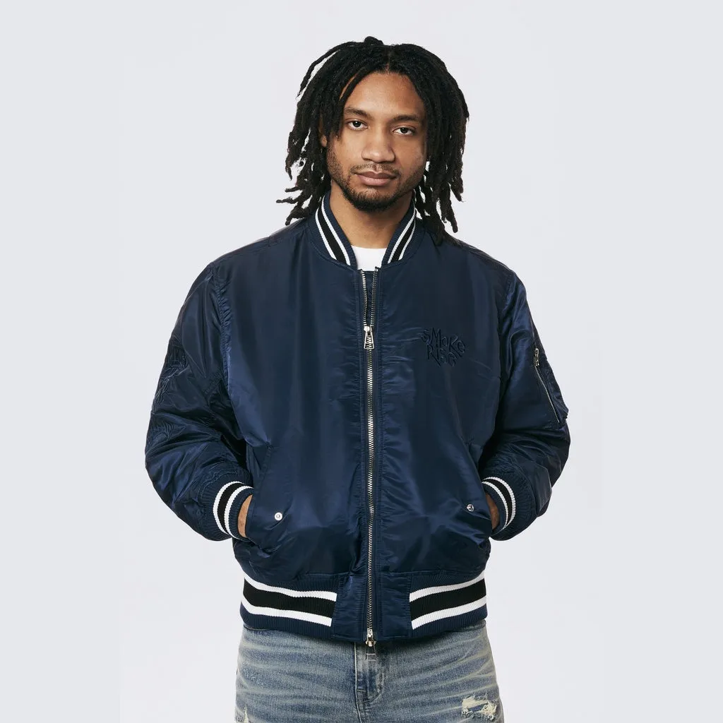 Men's MA1 Bomber Jacket Navy - Online Exclusive