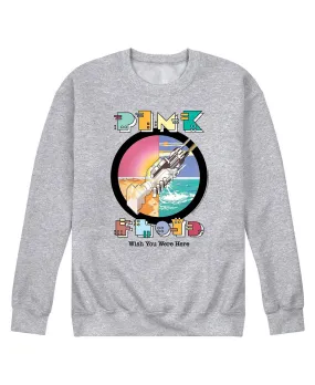 Men's pink floyd wish you were here AIRWAVES fleece T-shirt, gray