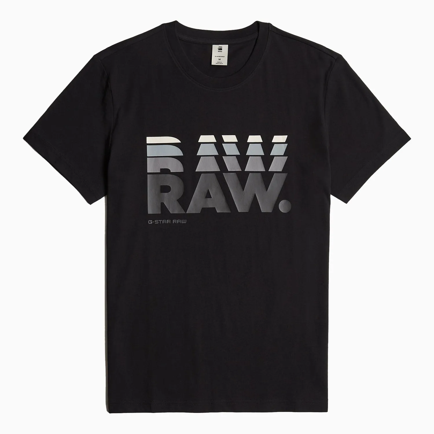 Men's Raw Graphic Crew Neck T Shirt