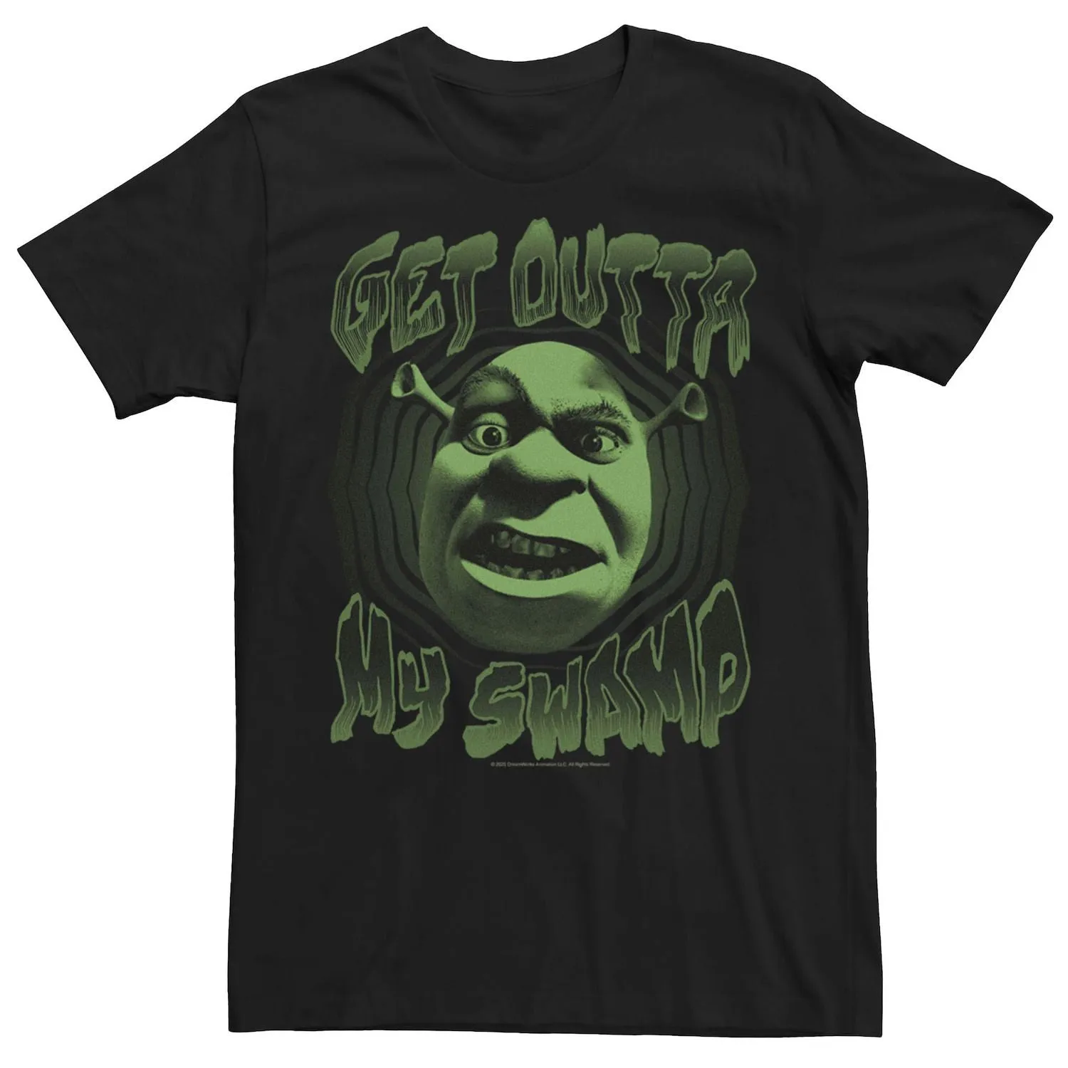 Men's T-shirt "Shrek, get out of my swamp" Licensed Character