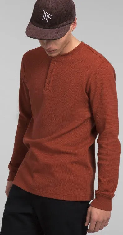 Men's Waffle Long Sleeve Henley