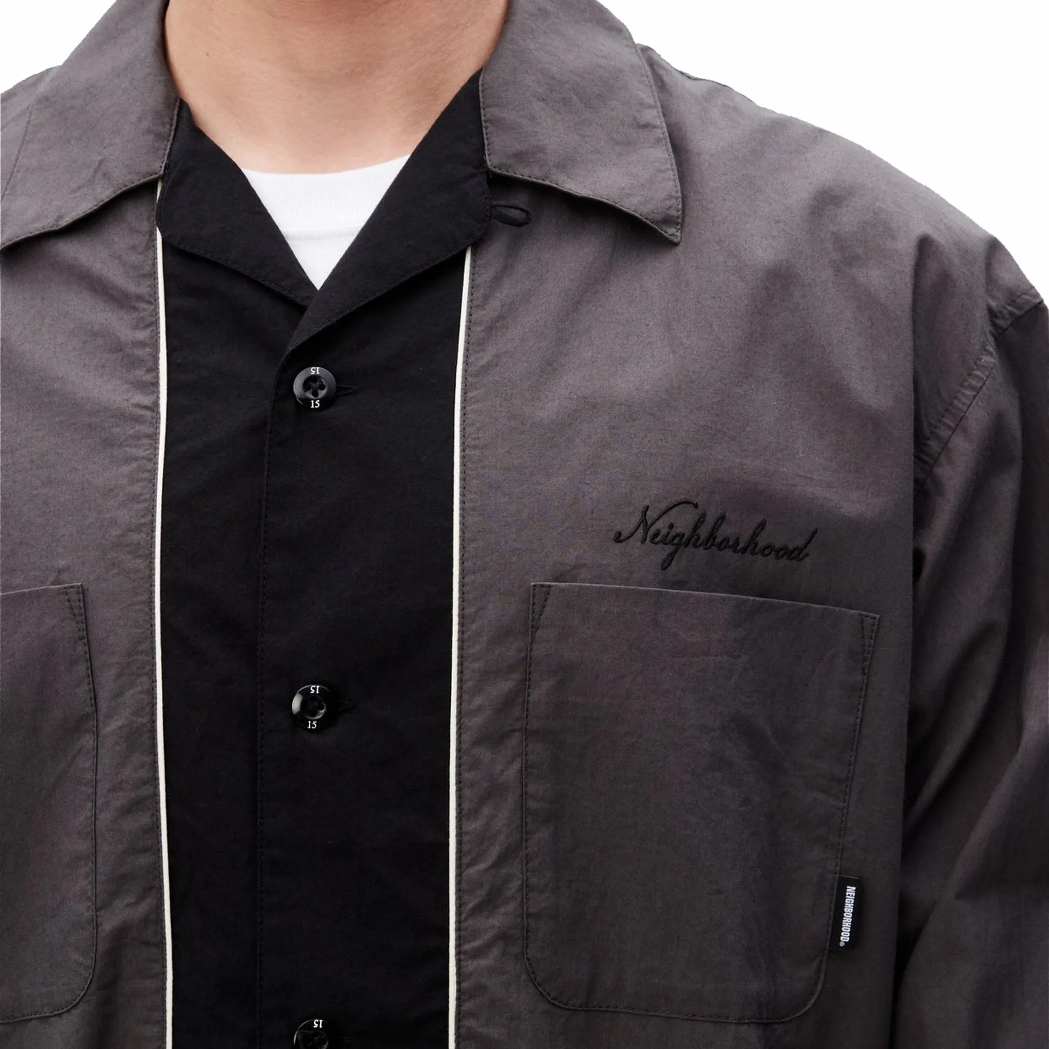 Neighborhood Bicolor Shirt LS (Charcoal)