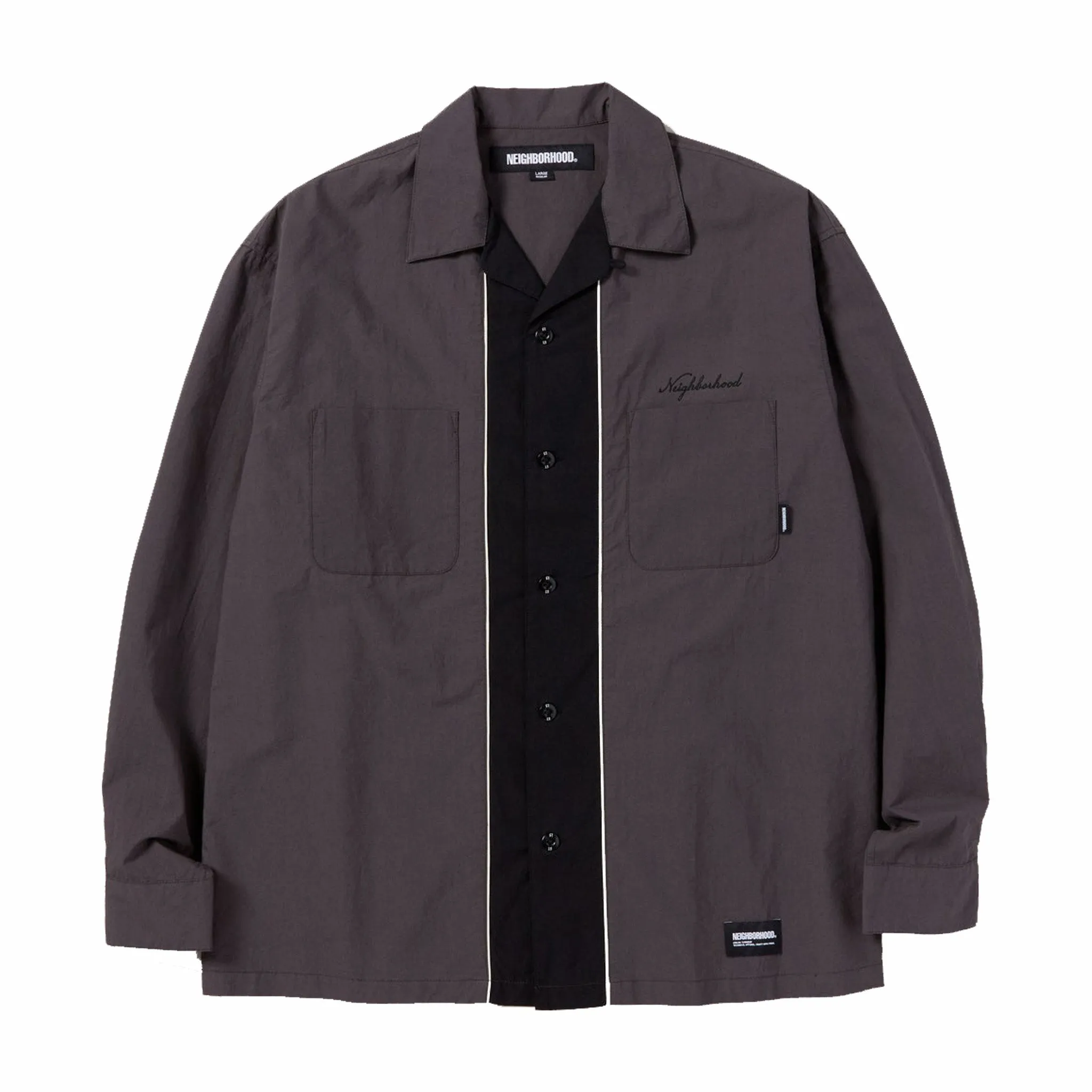 Neighborhood Bicolor Shirt LS (Charcoal)