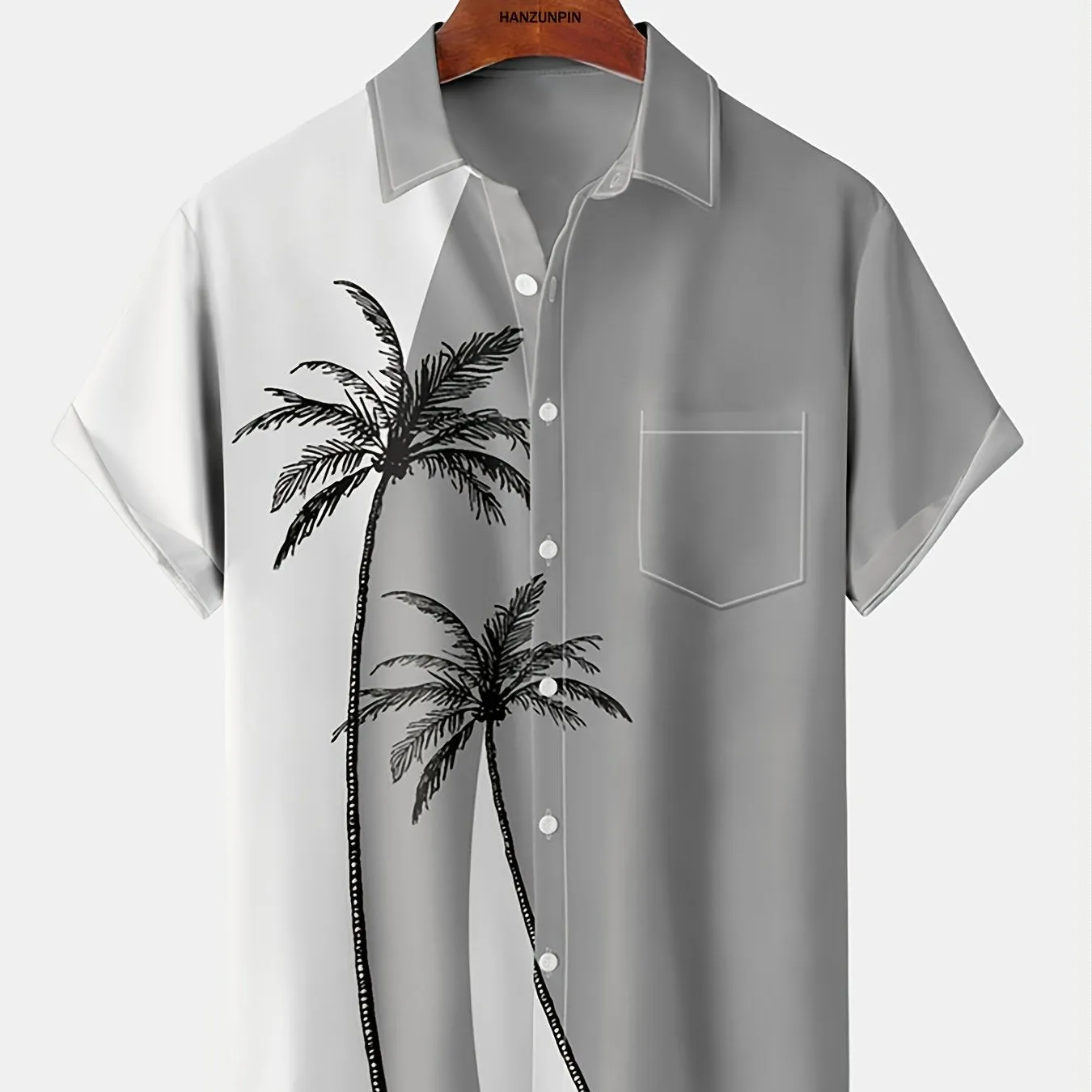 New Man's Plants Casual Button-Down Shirts