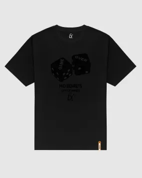 No Regrets Slim Fit Graphic T-Shirt - Black