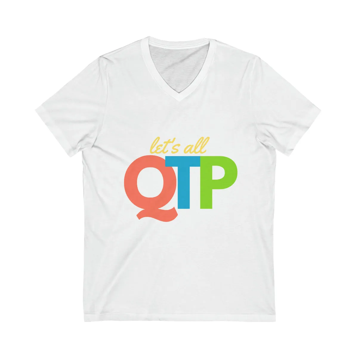 QTP Short Sleeve V-Neck Tee