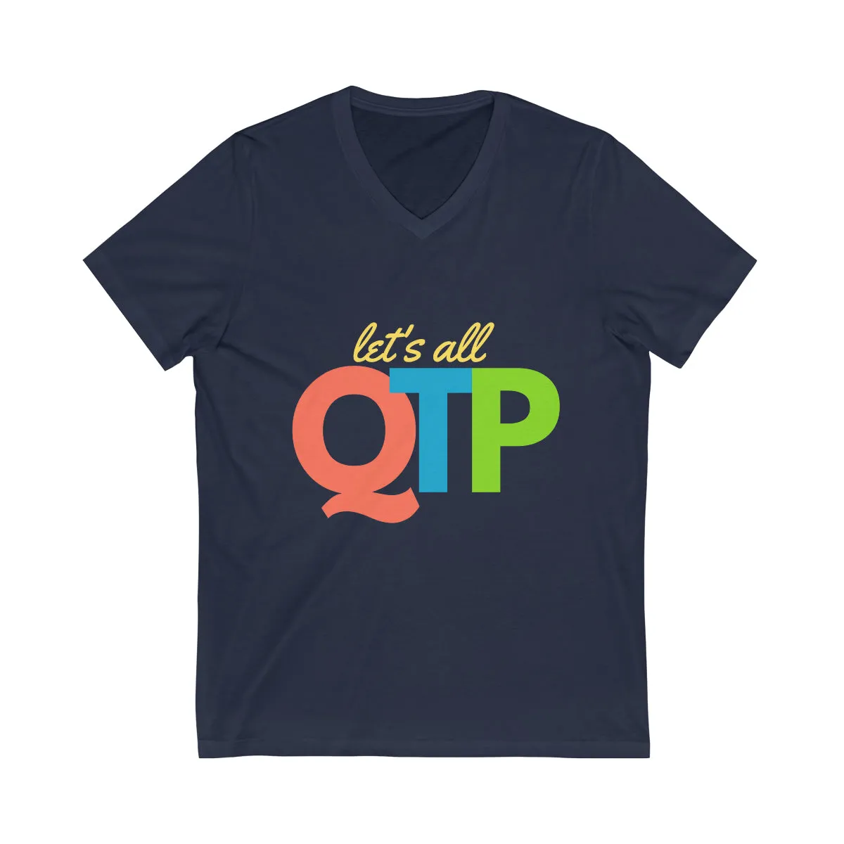 QTP Short Sleeve V-Neck Tee