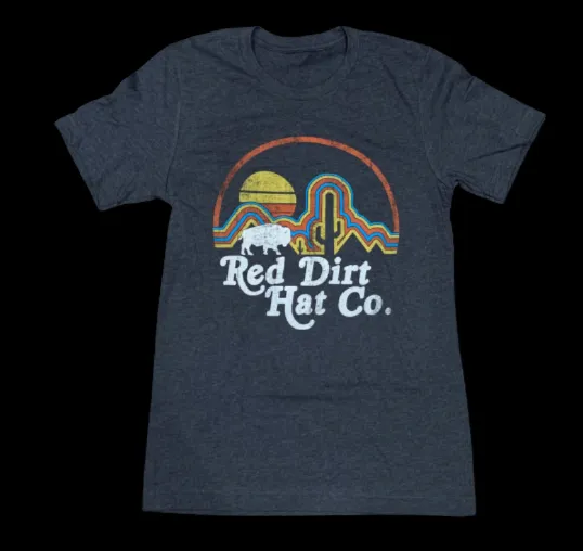 Red Dirt Neon Buffalo Tee