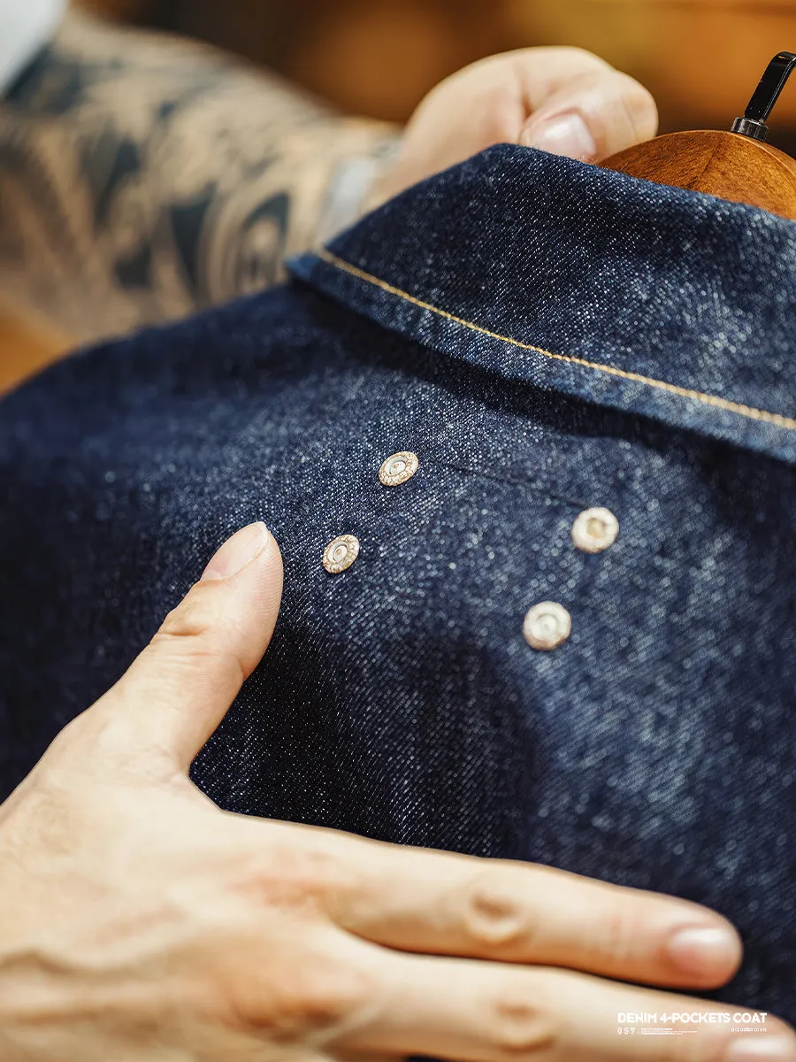 Retro Four-pocket Denim Jacket