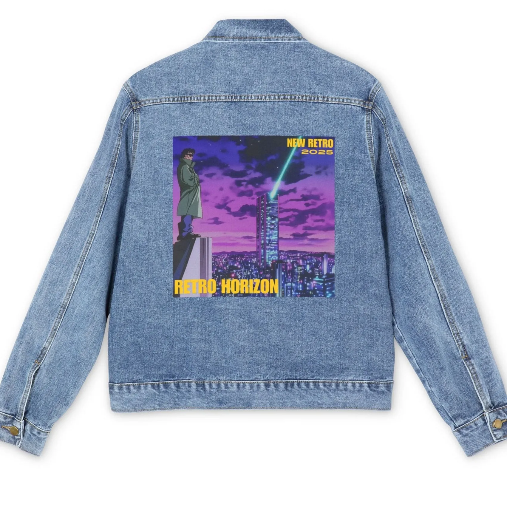 Retro Horizon Denim Jacket