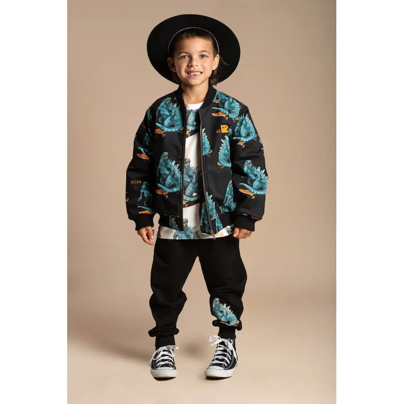 Rock Your Kid Hello Dino Zip Front Jacket