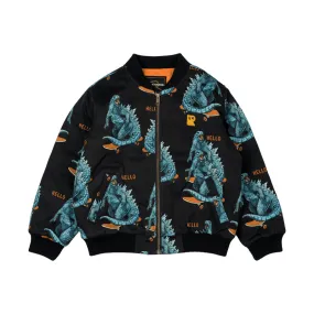 Rock Your Kid Hello Dino Zip Front Jacket