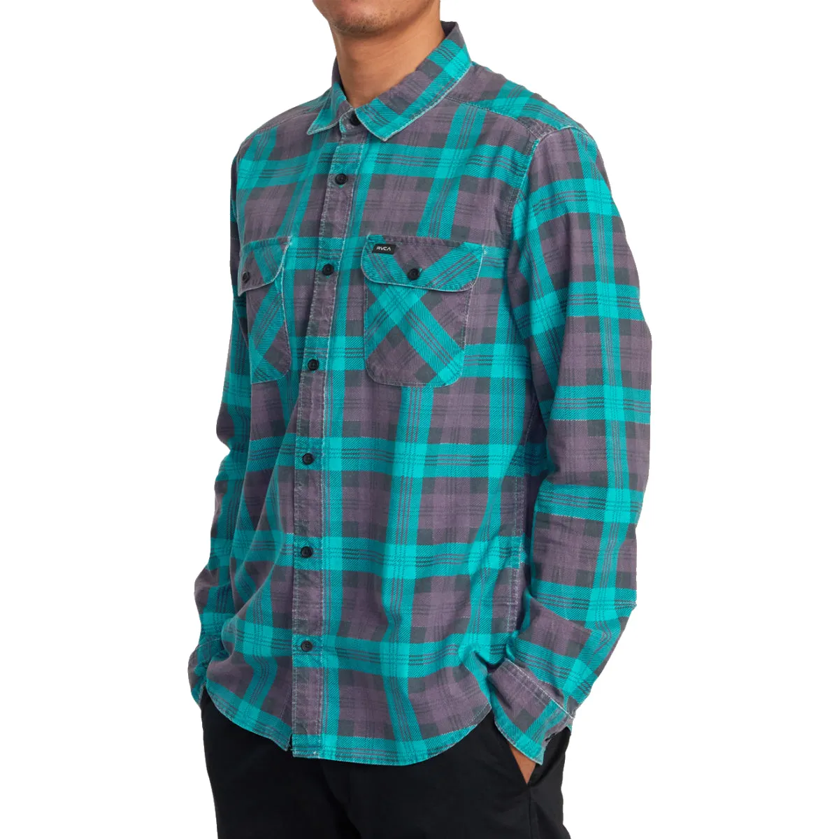 RVCA Panhandle Long Sleeve Flannel Shirt