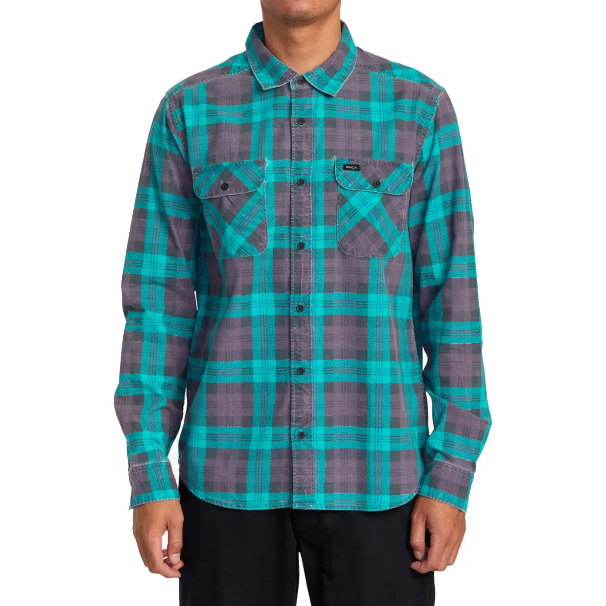 RVCA Panhandle Long Sleeve Flannel Shirt