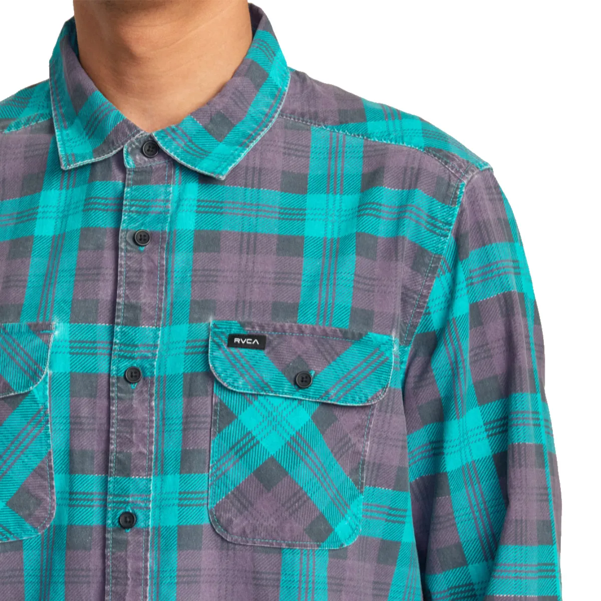 RVCA Panhandle Long Sleeve Flannel Shirt