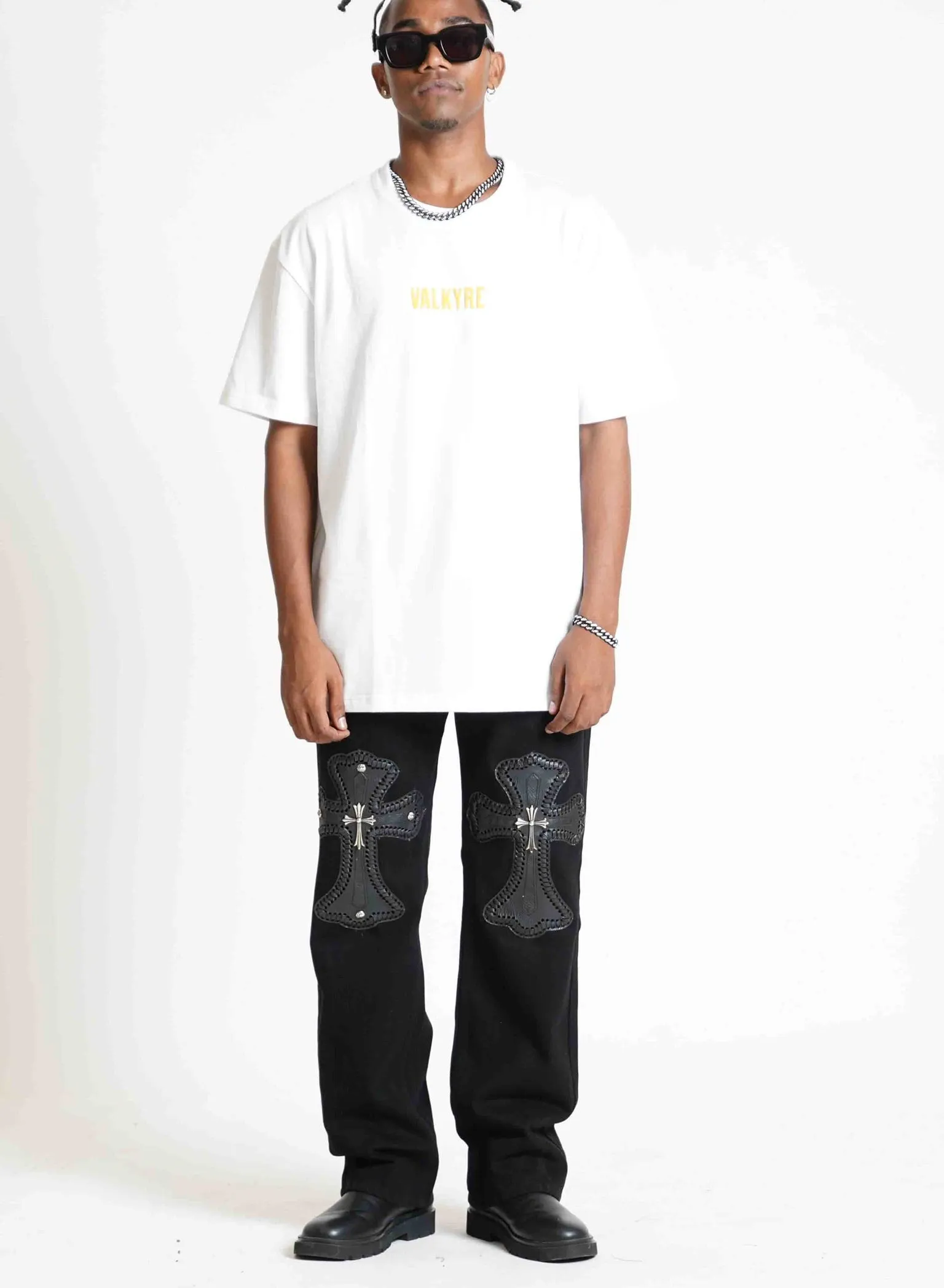 SACRED CROSS VALKYRE JEANS