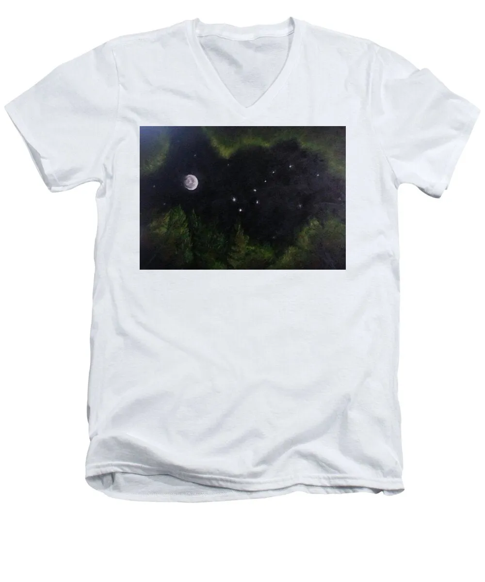 Sky Night Dip - Men's V-Neck T-Shirt