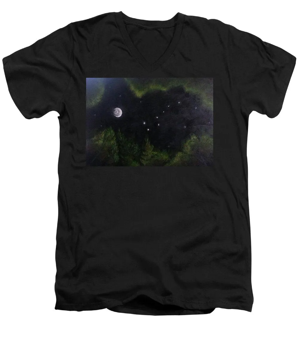 Sky Night Dip - Men's V-Neck T-Shirt