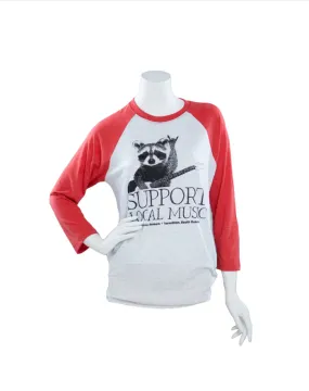 Support Local Music Raglan Tee