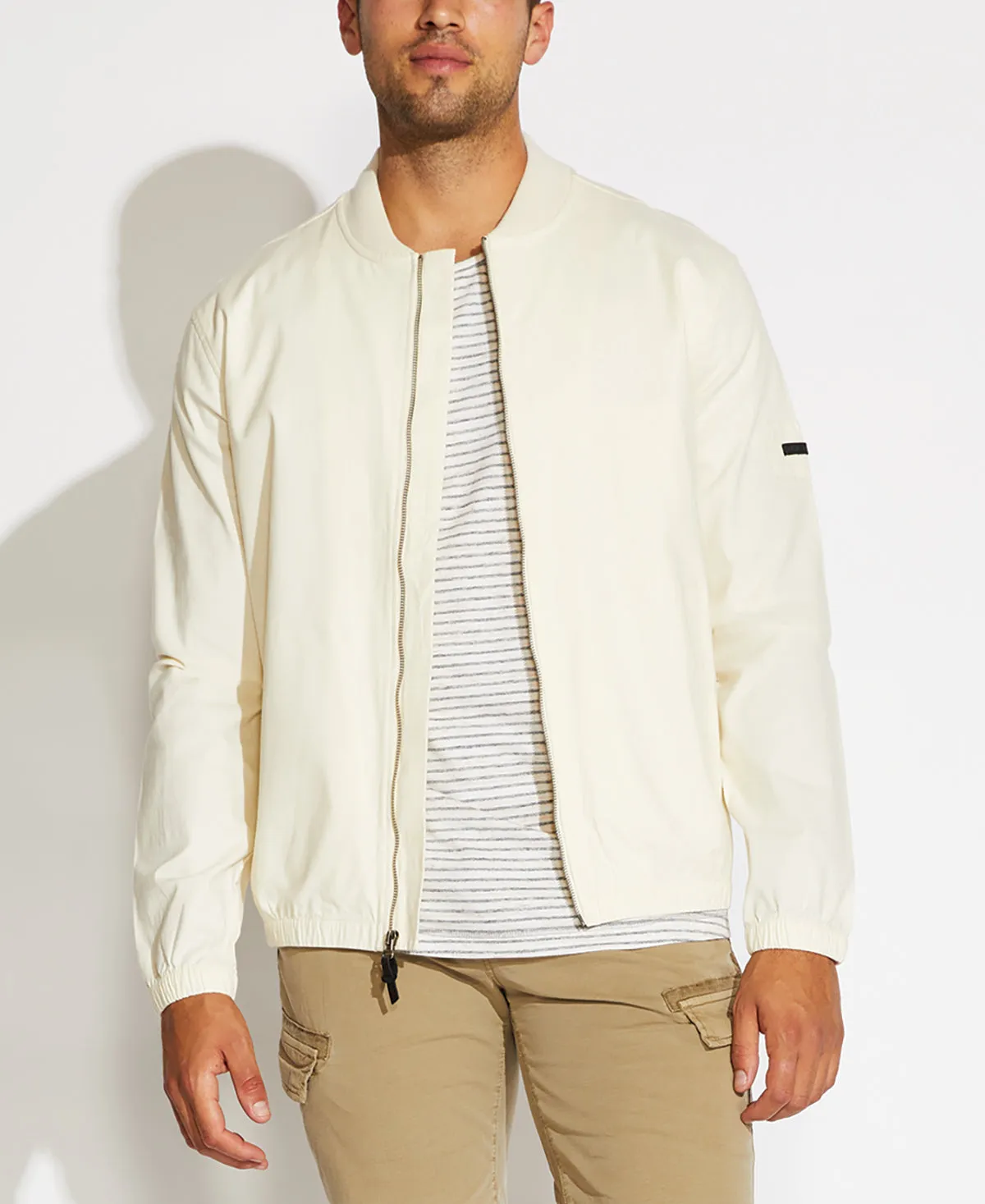 Tarek Bomber Jacket (Beige)