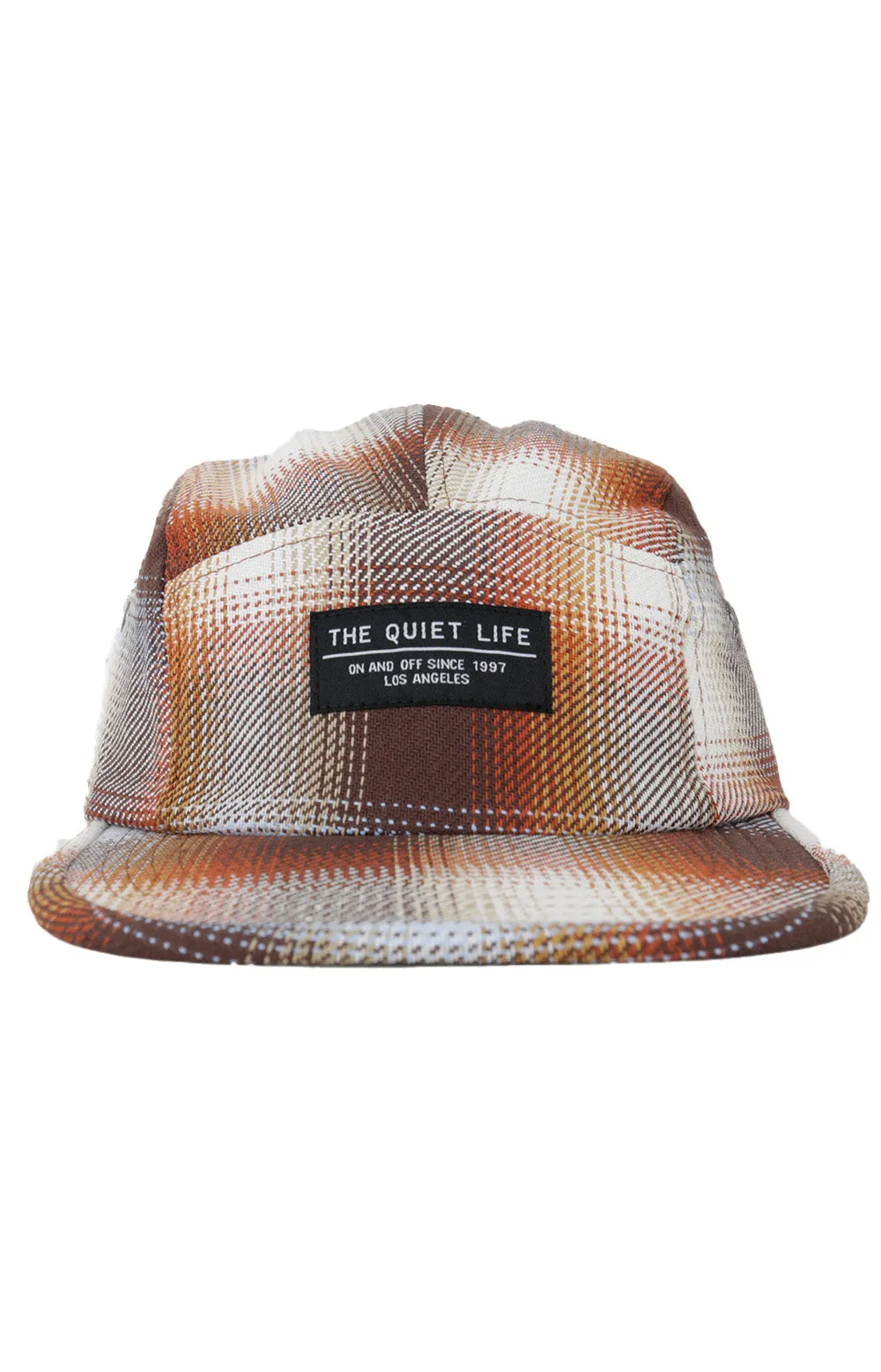 The Quiet Life Flannel Camper Hat - 5 Panel Design