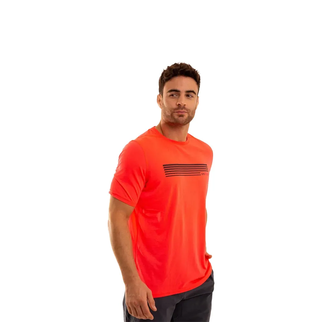 Under Armour Run Graphic SS Men T Shirts, Size SM - UA1299040-963