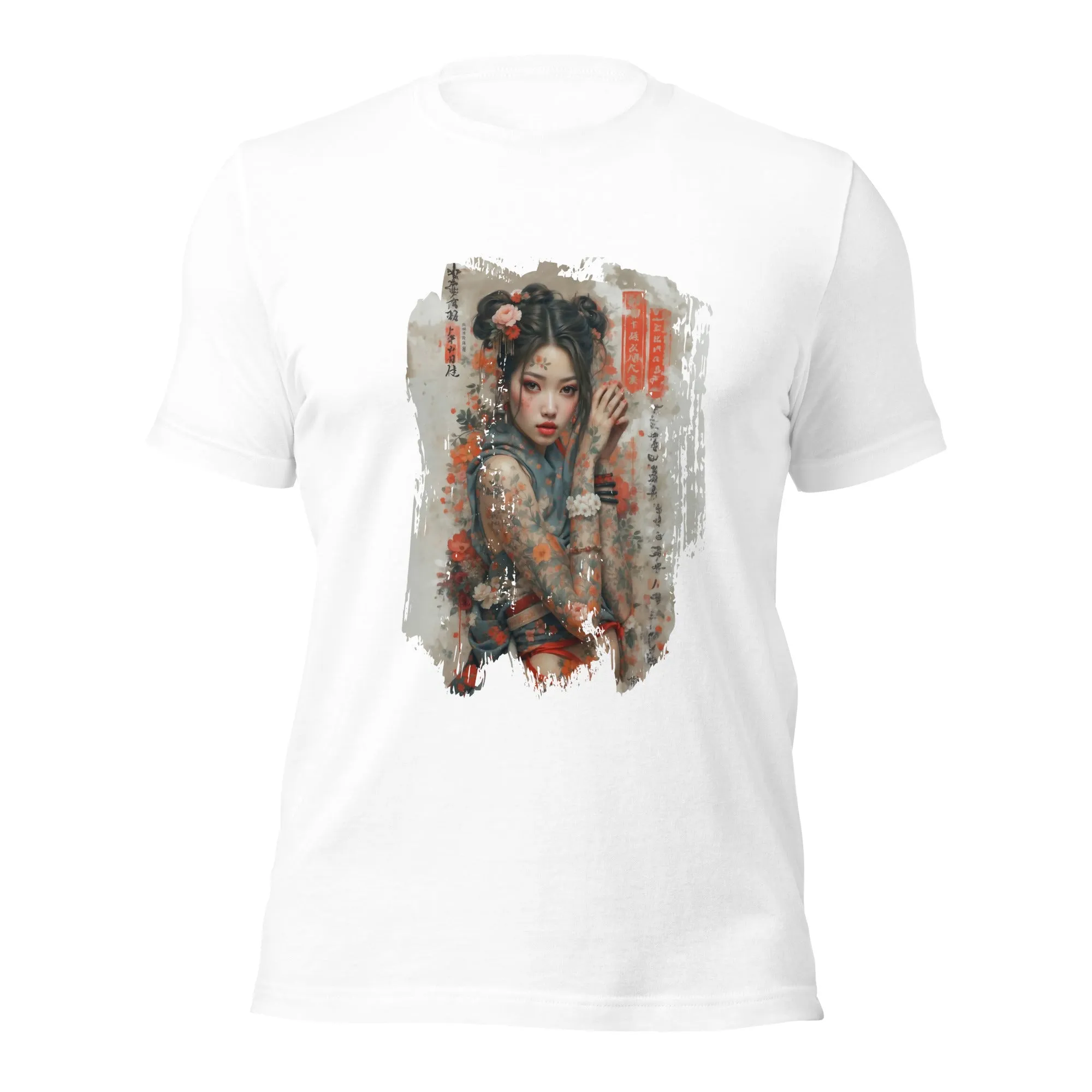 Unisex t-shirt - Samurai Bloom