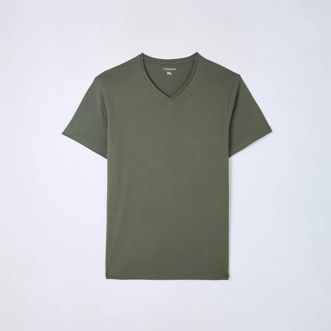 V-Neck Short Sleeve T-Shirt