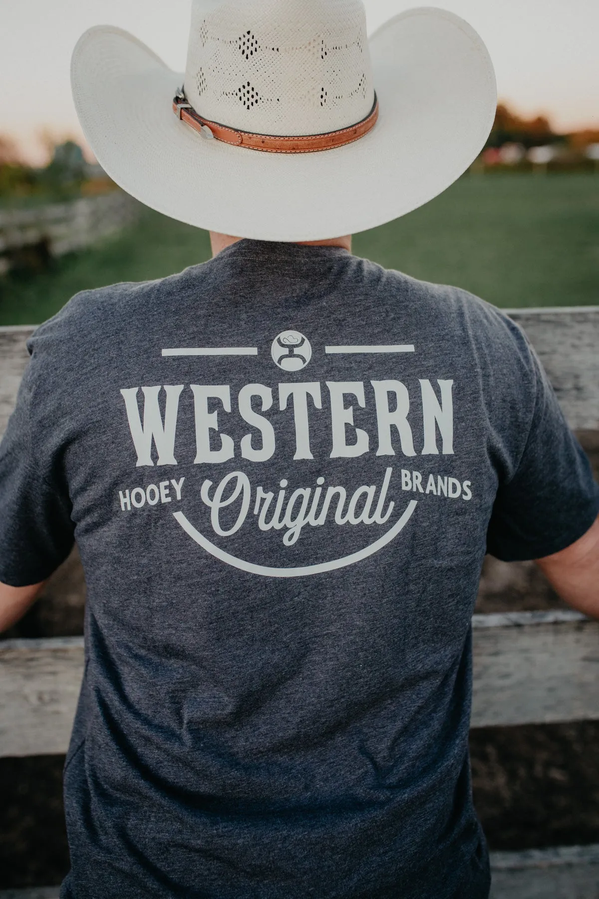 'Western OG' Charcoal Men’s Hooey T-Shirt (XL only)