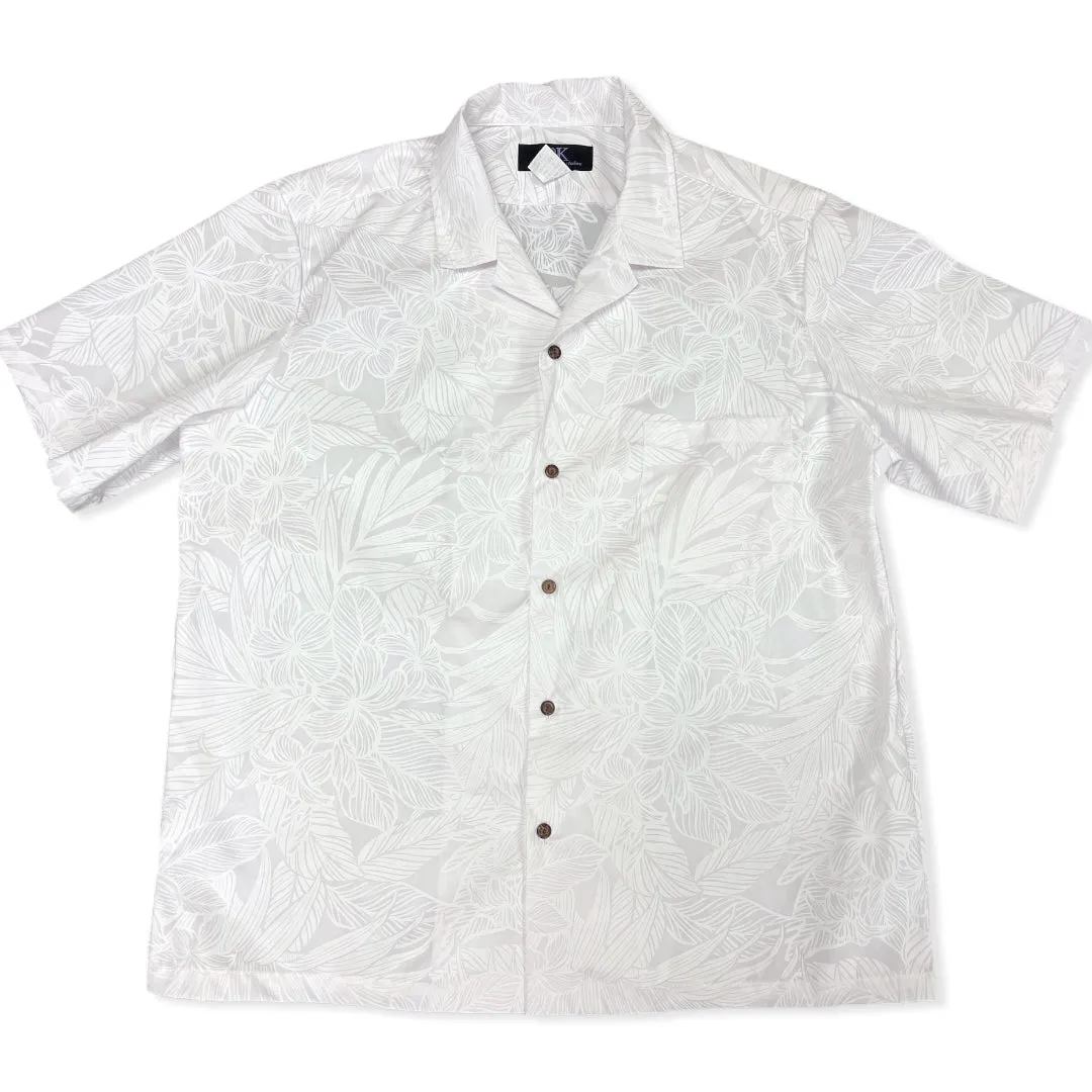 White Hawaiian Shirts | Plumeria 011