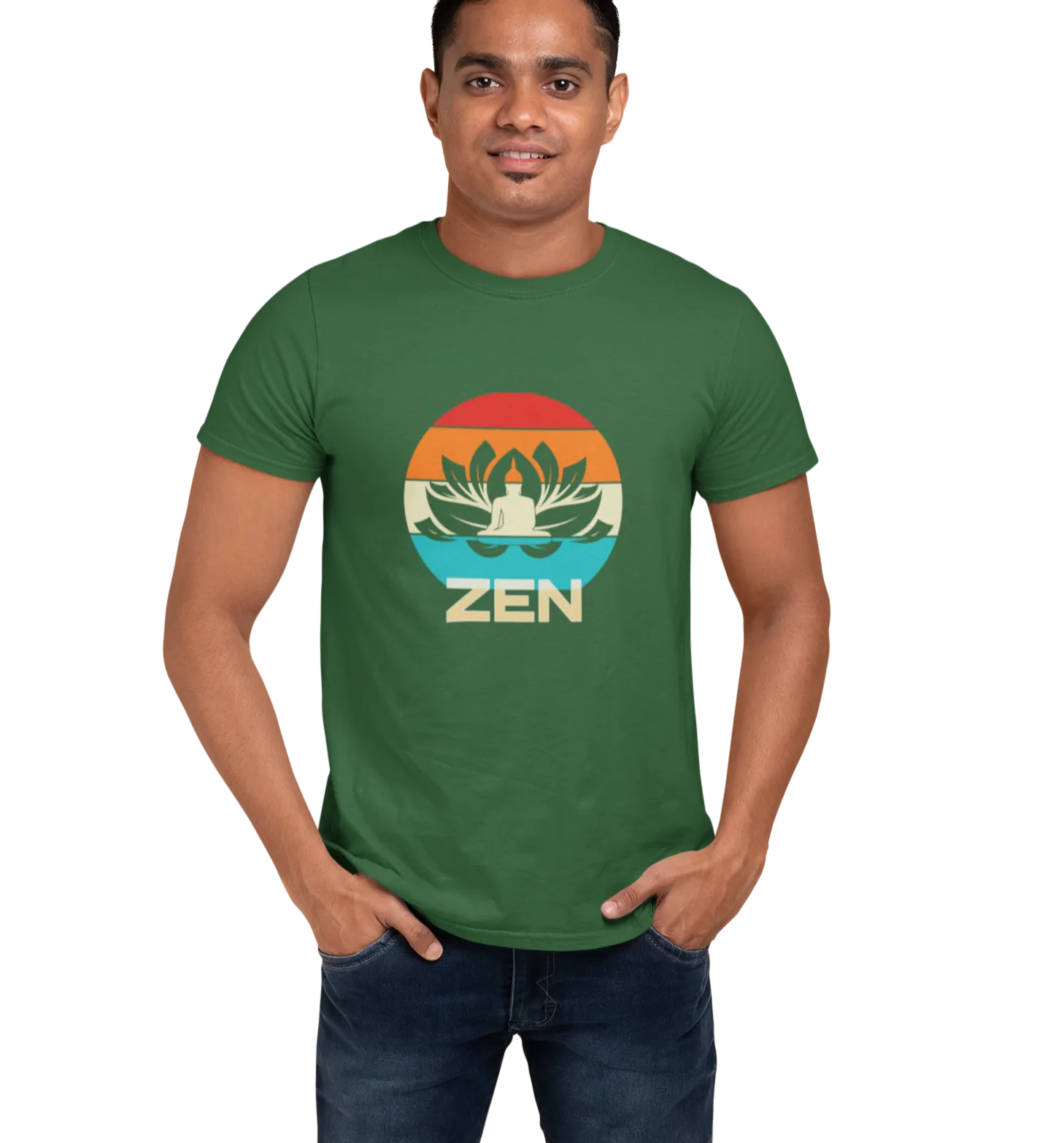 Yoga Zen Graphic Men's T Shirt D28