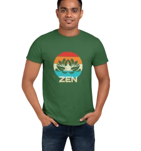 Yoga Zen Graphic Men's T Shirt D28